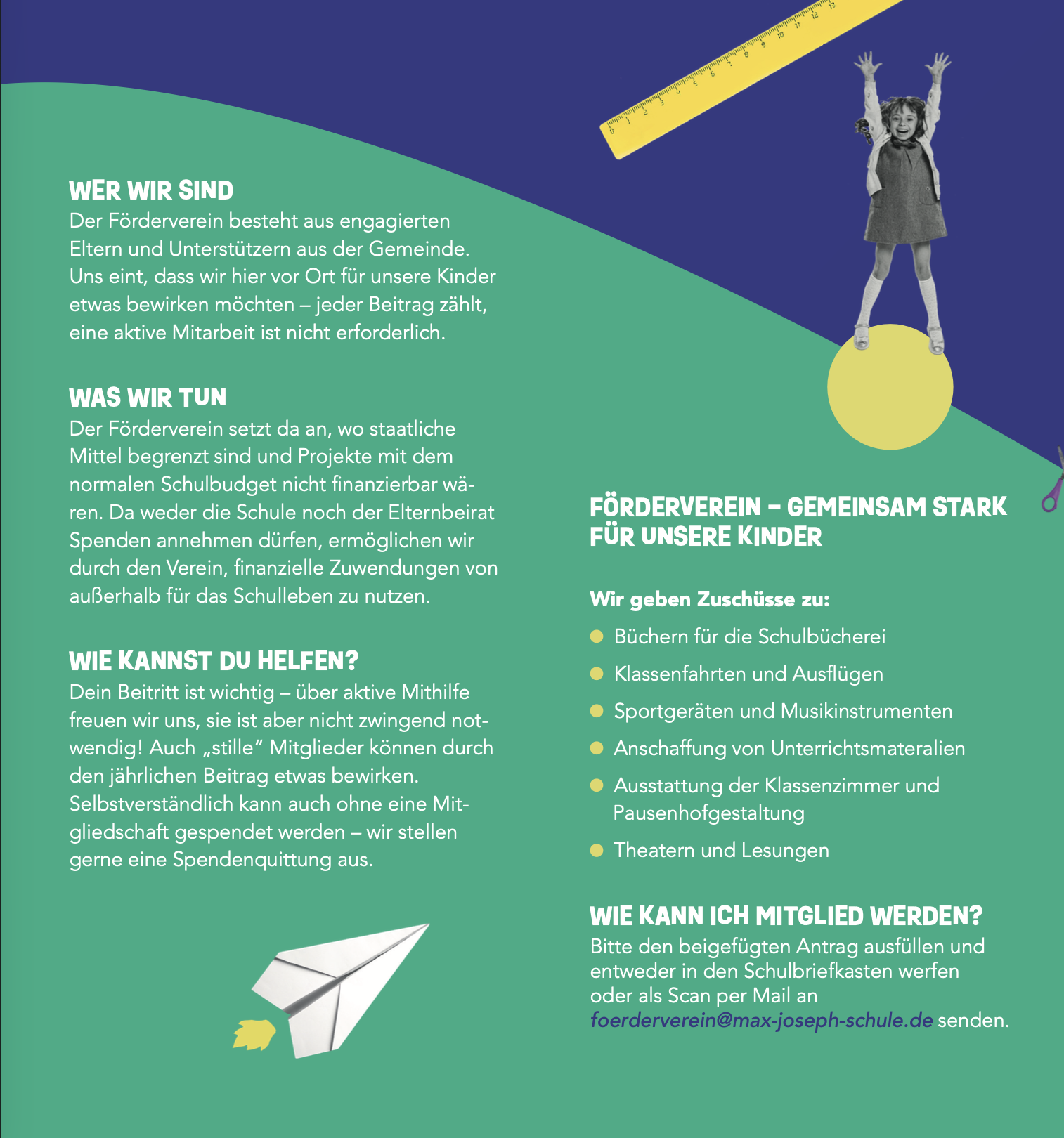 Flyer Förderverein MJS 2025